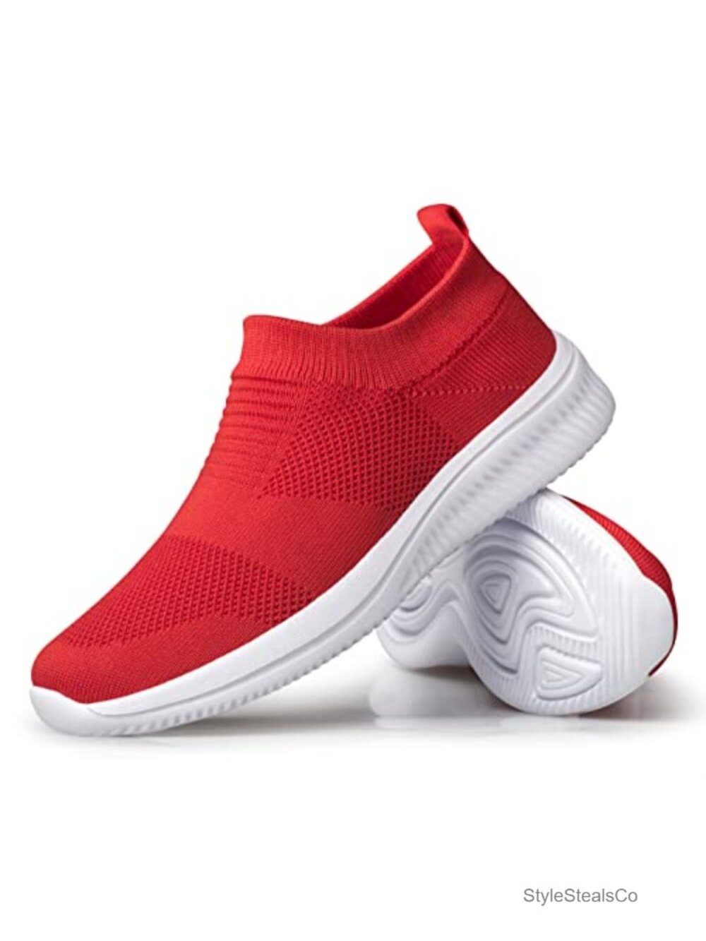 Pull-on Sock Sneakers Lightweight Walking Jogging Yoga Travel Shoes
